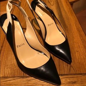 Louboutin slingback heels